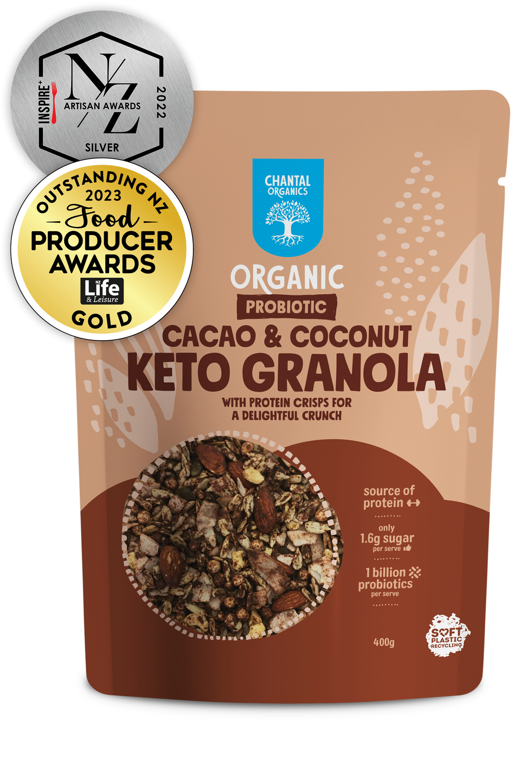 Chantal | Granola Keto - Cacao & Coconut / 400g