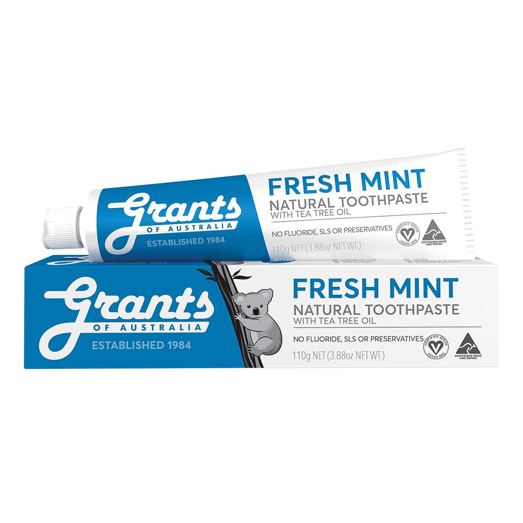 Grants | Toothpaste - Fresh Mint with Tea Tree / 110g