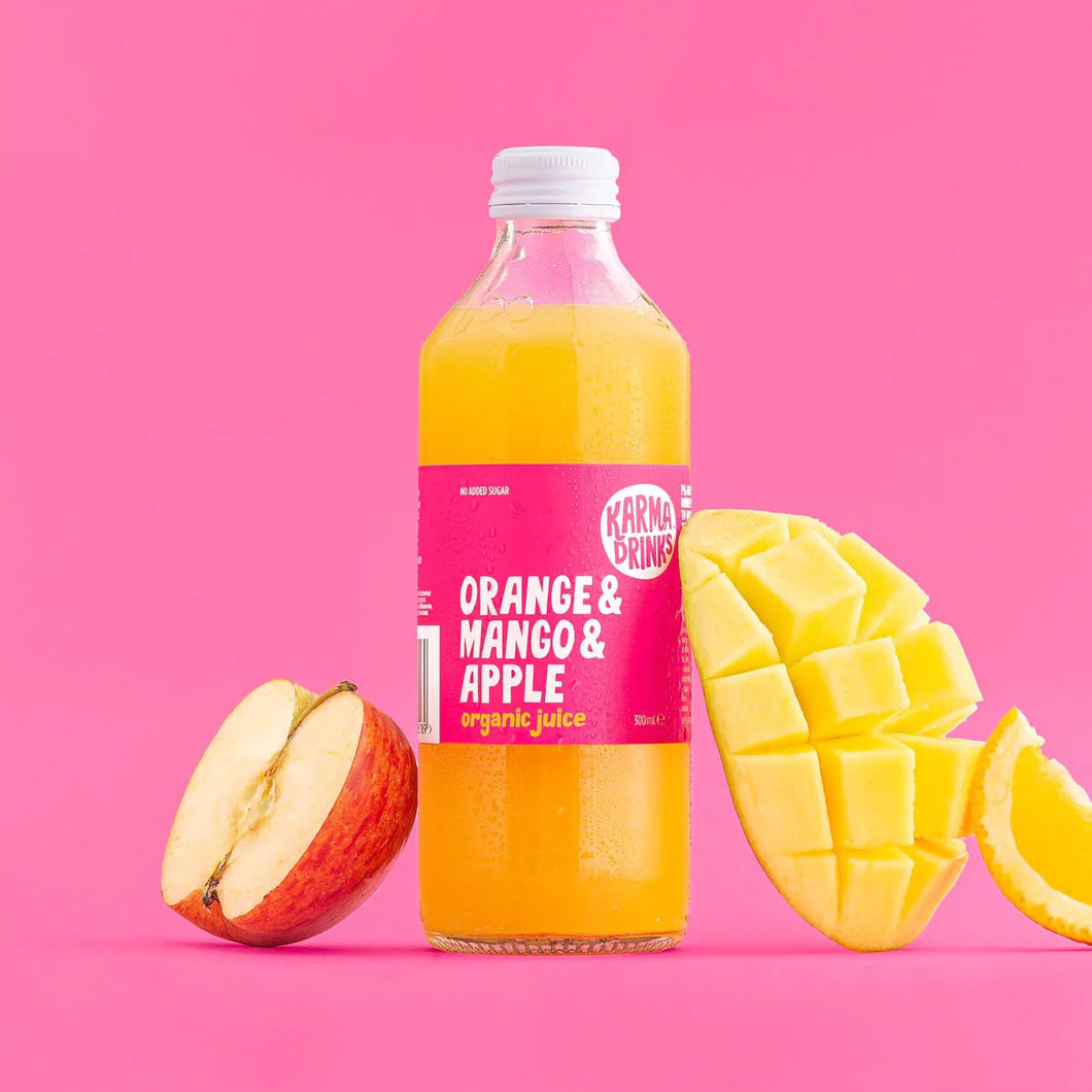 Karma Drinks | Organic Juice - Orange, Apple & Mango / 300ml