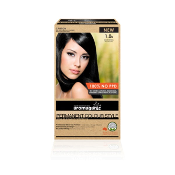 Aromaganic - Organic Hair Colour -  1.0N Black