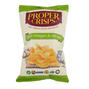 Proper Crisps | Sea Salt & Cider Vinegar / 140g