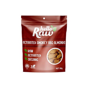 Hello Raw | Activated Smokey BBQ Almonds / 80g