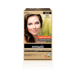 Aromaganic - Organic Hair Colour -  5.0N Light Brown