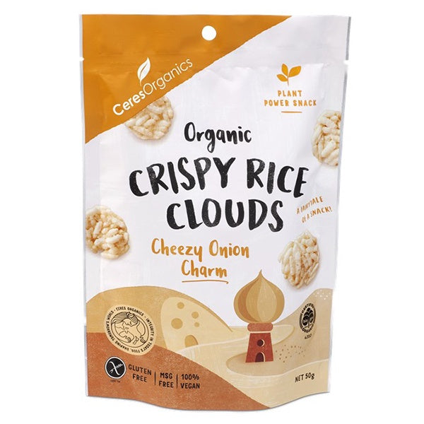 Ceres | Crispy Rice Clouds - Cheezy Onion / 50g