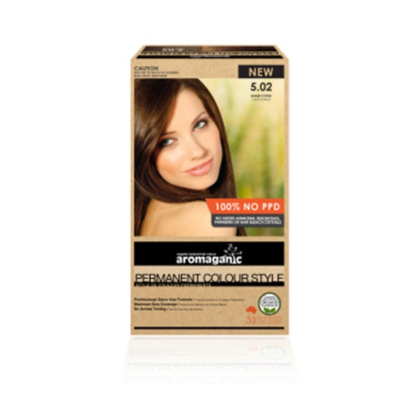 Aromaganic - Organic Hair Colour -  5.02 Warm Coffee