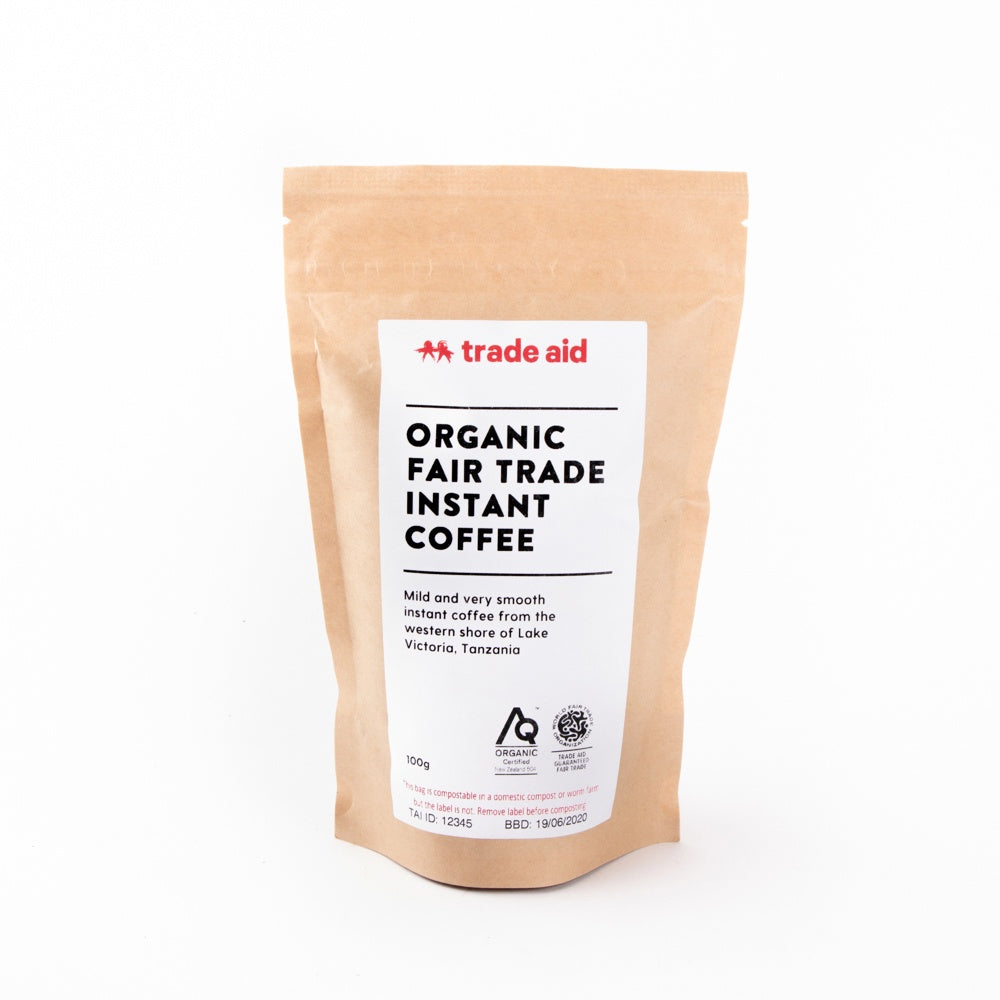 Trade Aid | Organic Instant Coffee / 100g