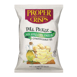 Proper Crisps | Dill Pickle & Apple Cider Vinegar / 140g