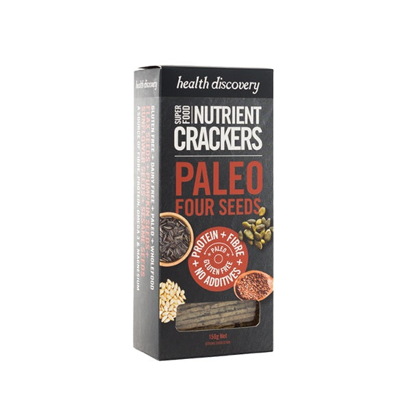 Health Discovery | Nutrient Crackers - Paleo Four Seed Original / 150g